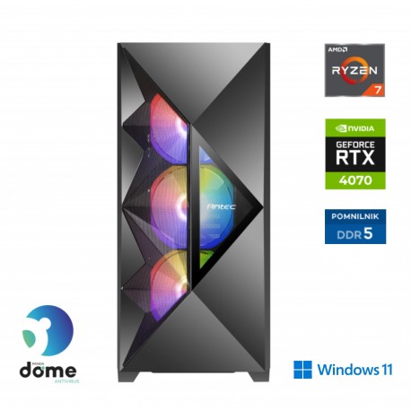 Računalnik ANNI Gamer Extreme R7 7700X / RTX 4070 / 32 GB / 2 TB / W11H