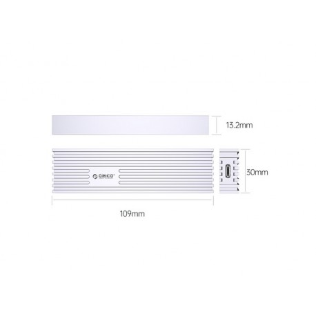 Zunanje ohišje za SSD M.2 NVMe/SATA 2230-2280 v Type-C, ORICO FV35C3-G2