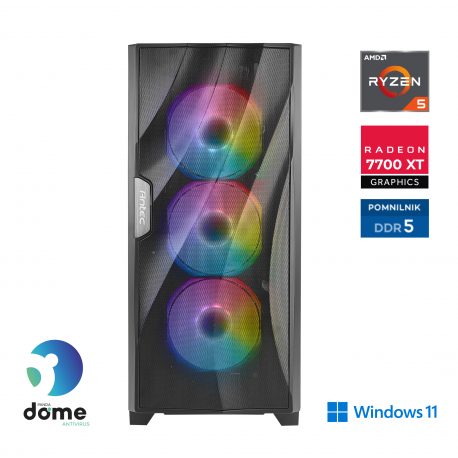 Računalnik ANNI Gamer Extreme R5 7600X / RX 7700 XT / 32 GB / 2 TB / W11H