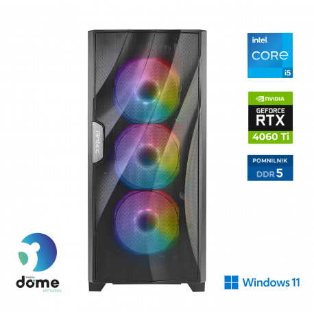 Računalnik ANNI Gamer Extreme i5-14600KF / RTX 4060 Ti / 32 GB / 2 TB / W11H
