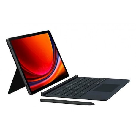 Samsung ovitek s tipkovnico za Galaxy Tab S9/S9 FE črna