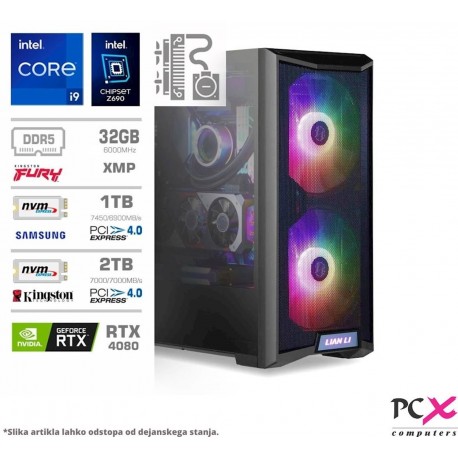 Računalnik PCX Exter 234 i7 13700, 32GB, 1TB+2TB, RTX4070