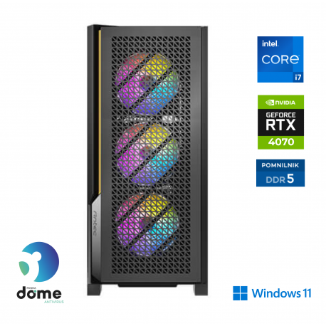 Računalnik ANNI Gamer Extreme i7-13700K / RTX 4070 / 32 GB / 2 TB / W11H