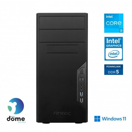 Računalnik ANNI Office Optimal i3-13100 / Intel UHD / 8 GB / 500 GB / W11P