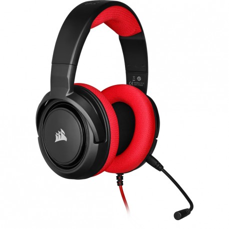 Slušalke HS35 STEREO, gaming, rdeče