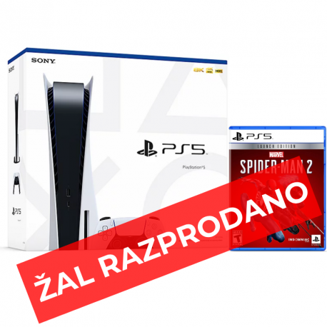 Igralna konzola PlayStation 5 + Spider-Man 2