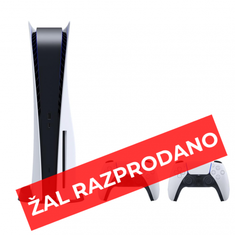 Igralna konzola PlayStation 5 + dodaten kontroler (bel)