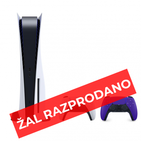 Igralna konzola PlayStation 5 + dodaten kontroler (purple)