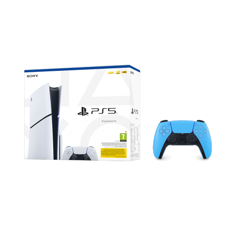 Igralna konzola PlayStation 5 Slim + dodaten DualSense kontroler (moder)