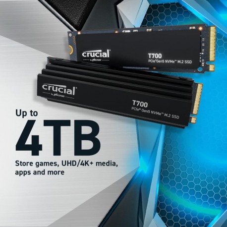 SSD disk 1TB M.2 NVMe Crucial T700, CT1000T700SSD3