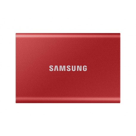 SSD disk 2TB Samsung T7, rdeč