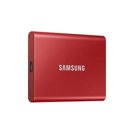 SSD disk 2TB Samsung T7, rdeč