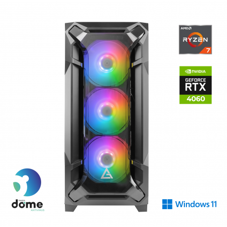 Računalnik ANNI Gamer Advanced R7 5700X / RTX 4060 / 16 GB / 1 TB / W11H