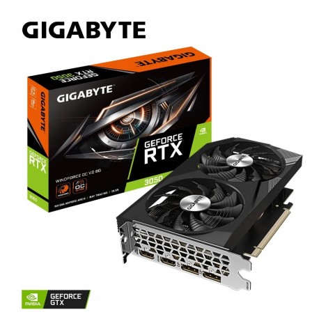 Grafična kartica GIGABYTE GeForce RTX 3050 WINDFORCE OC V2 8G