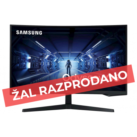 Monitor Samsung C32G55TQBU, ukrivljen
