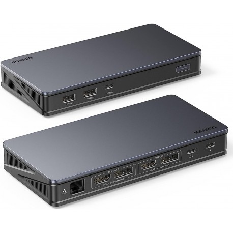 Priklopna postaja Ugreen 9v1 Revodok USB C 4K z dvojnim zaslonom, univerzalna