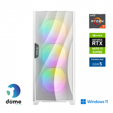 Računalnik ANNI Gamer Elite R7 7700X / RTX 4070S Ti / 32 GB / 2 TB / W11H