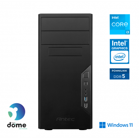 Računalnik ANNI Office Optimal i3-14100 / Intel UHD / 8 GB / 500 GB / W11P