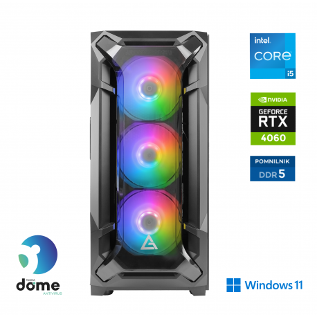Računalnik ANNI Gamer Advanced i5-14400F / RTX 4060 / 16 GB / 1 TB / W11H