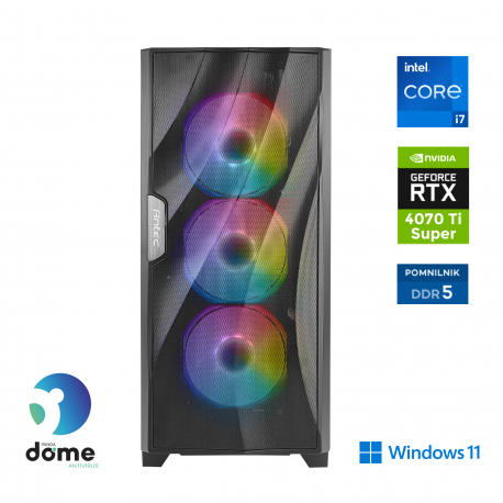 Računalnik ANNI Gamer Extreme i5-14400F / RTX 4070S Ti / 32 GB / 2 TB /W11H