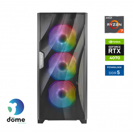 Računalnik ANNI Gamer Extreme R7-5800X3D / RTX 4070 / 32 GB / 2 TB