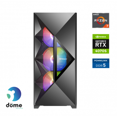 Računalnik ANNI Gamer Extreme R7 7700X / RTX 4070S / 32 GB / 2 TB