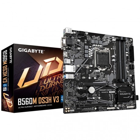 Matična plošča GIGABYTE B560M DS3H V3, DDR4, LGA1200, mATX