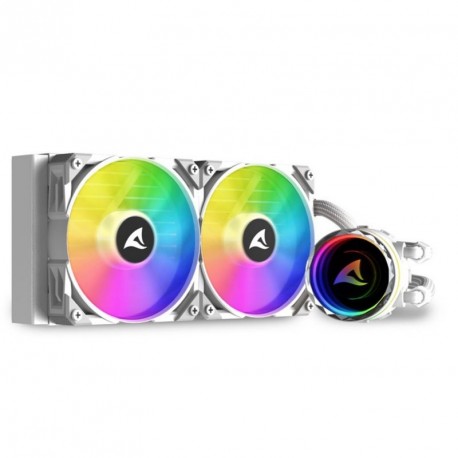 Vodno hlajenje za procesor SHARKOON S80 RGB 240mm bela