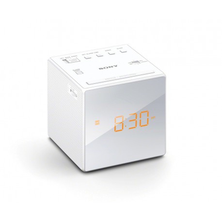 Radioura SONY ICFC1W v beli barvi, ICFC1W.CED