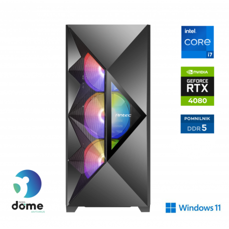 Računalnik ANNI Gamer Elite i7-13700KF / RTX 4080 / 32 GB / 2 TB / W11H