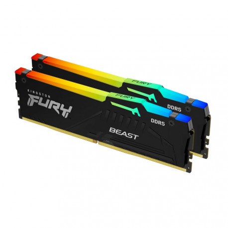 Pomnilnik DDR5 64GB (2x32GB) 6000 FURY Beast RGB