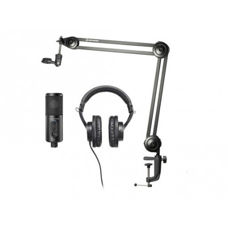 Komplet mikrofon, slušalke, nosilec, Audio-Technica Creator Pack