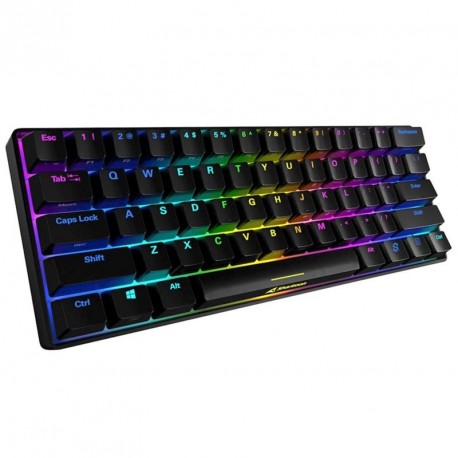 Tipkovnica USB SHARKOON SKILLER SGK50 S4, rdeča