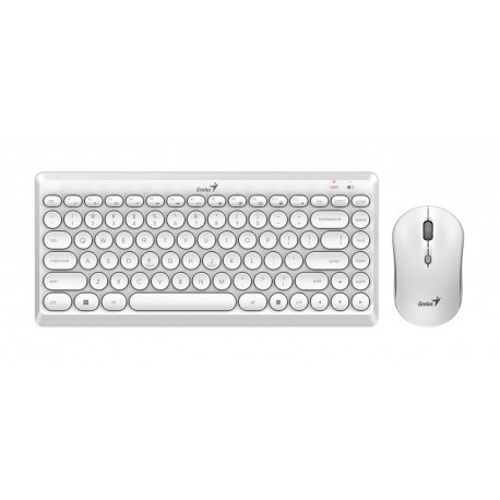 Tipkovnica Genius LuxeMate Q8000 + miška, bela