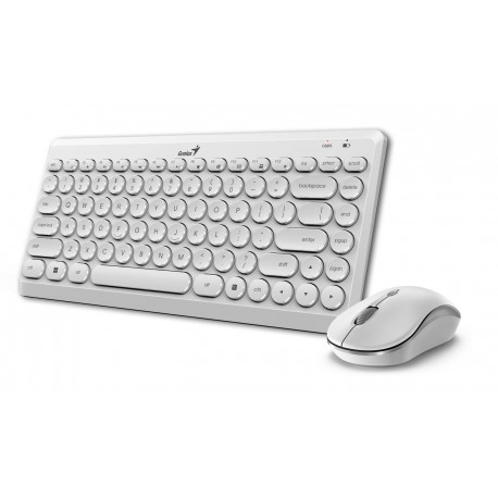 Tipkovnica Genius LuxeMate Q8000 + miška, bela