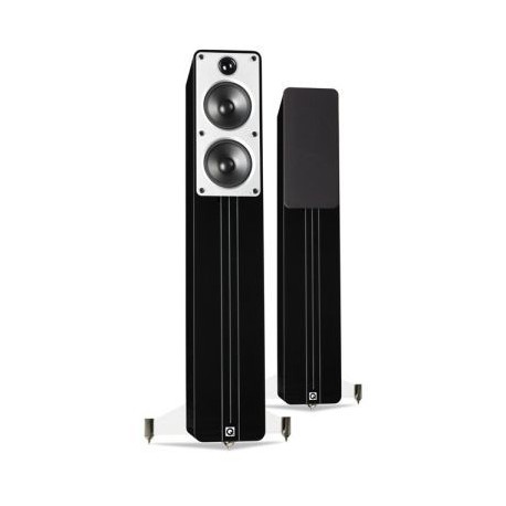 Zvočniki Hi-Fi Q Acoustics Concept 40 samostoječi par Črna visoki sijaj
