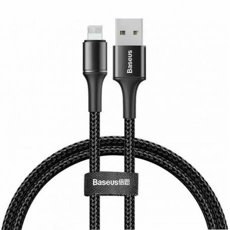 Kabel Baseus USB-A v Lightning 1m pleten črn, CALGH-B01