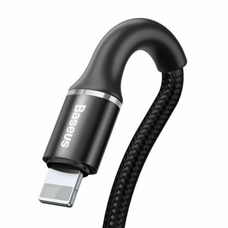 Kabel Baseus USB-A v Lightning 1m pleten črn, CALGH-B01