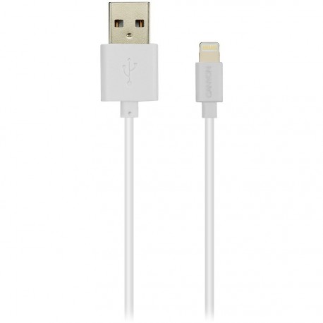 Kabel CANYON MFI-1, Lightning v USB kabel za Apple, 1m, bel