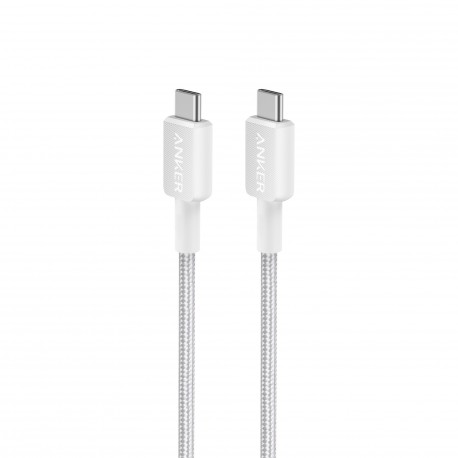 Kabel Anker 322, USB-C na USB-C, pleten kabel 1.8m bel, A81F6H21