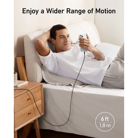 Kabel Anker PowerLine Select+, USB-A na Lightning, 1.8m črn, A8013H12