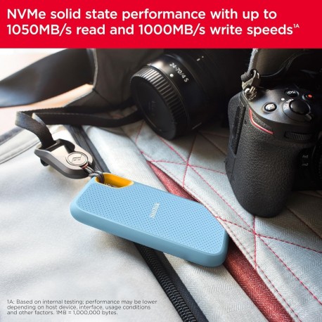 Zunanji disk SSD 2TB SanDisk Extreme SDSSDE61-2T00-G25B, USB-C