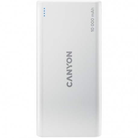 Prenosna baterija Powerbank CANYON PB-109, 10000mAh, bel