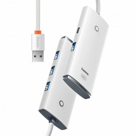 Hub Baseus USB 3.2, bel, WKQX030002