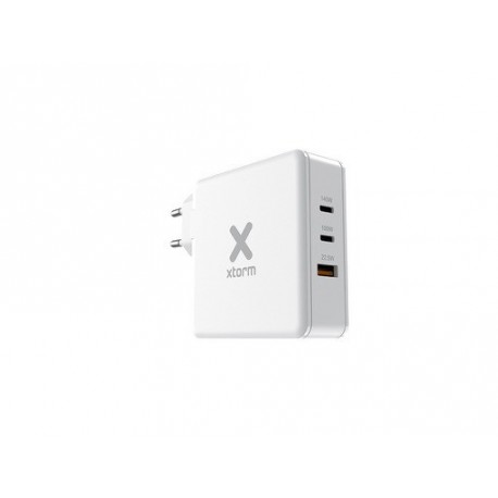Stenski polnilec Xtorm XAT140 Laptop, 2x USB-C PD3.1 EPR 140W, USB-A