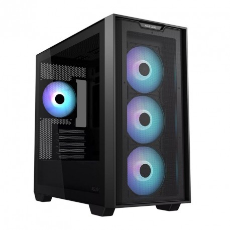 Ohišje ASUS A21 PLUS RGB mATX, črno