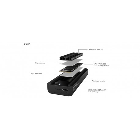 Priklopna postaja Icybox IB-180MC-C31 za M.2 SSD