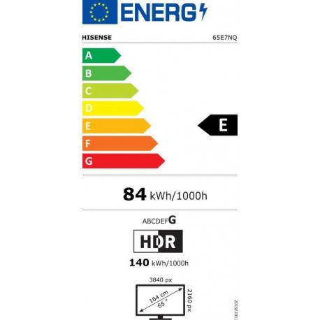 Televizor QLED HISENSE 65E7NQ