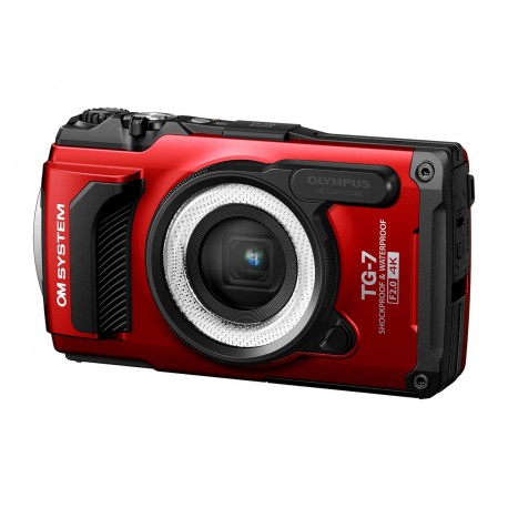 Fotoaparat OLYMPUS TG-7, rdeč