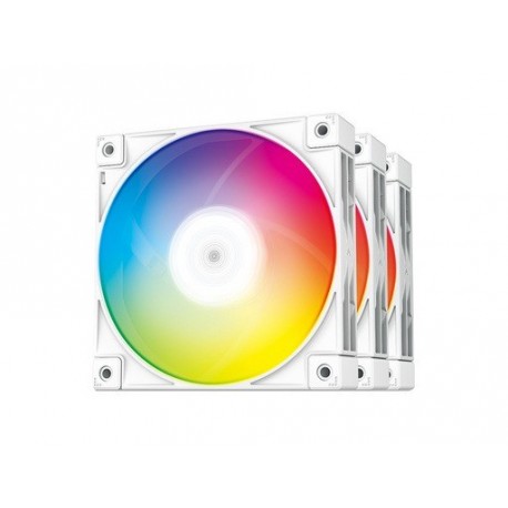 Ventilator DeepCool FC120 3 v 1, ARGB, PWM, 120mm, 3 Pack, bel